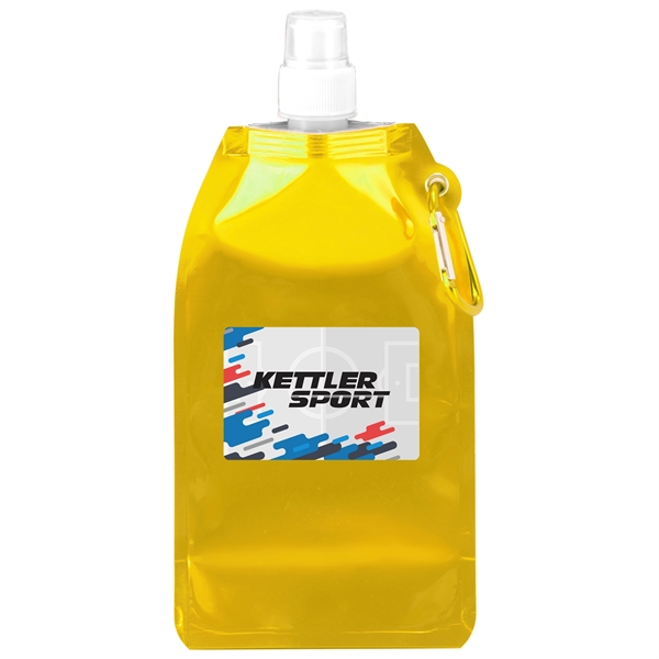 Collapsible water bottle with matching carabiner clip.... from ASI 90807 Tekweld