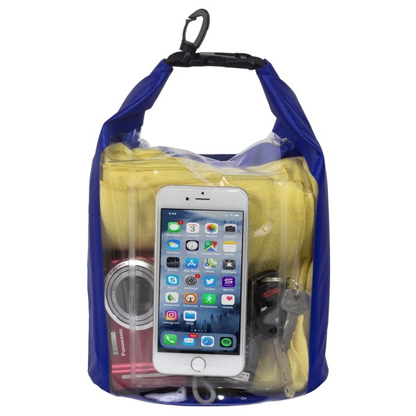 5 liter waterproof dry bag with clear pocket window; made of... from ASI 62660 Innovation Line