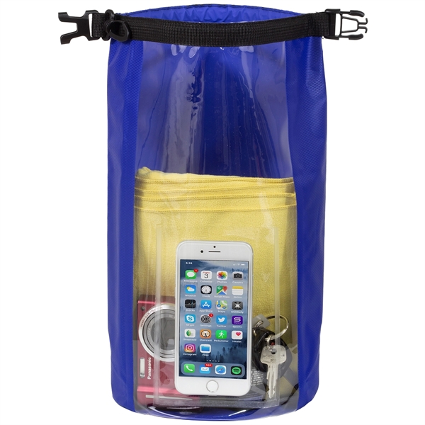 5 liter waterproof dry bag with clear pocket window; made of... from ASI 62660 Innovation Line