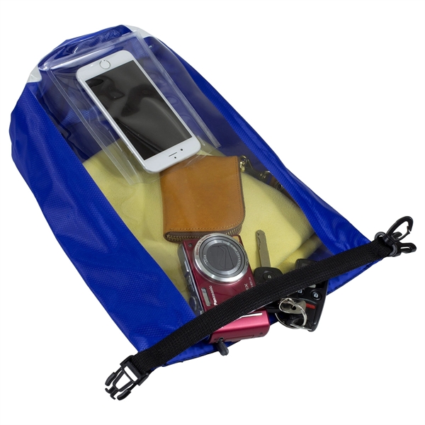 5 liter waterproof dry bag with clear pocket window; made of... from ASI 62660 Innovation Line