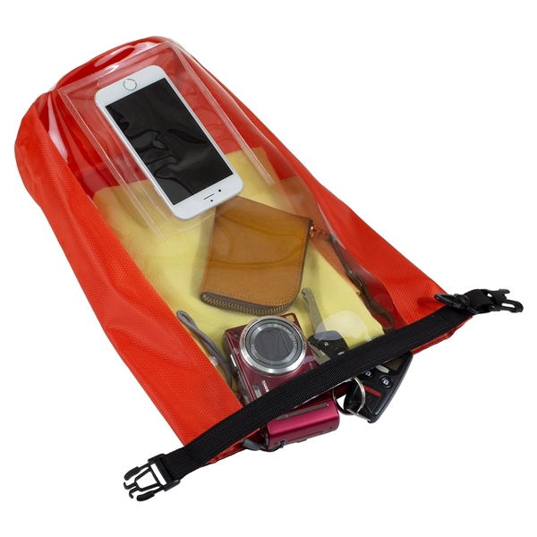 5 liter waterproof dry bag with clear pocket window; made of... from ASI 62660 Innovation Line