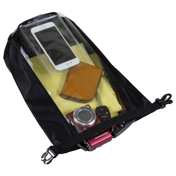 5 liter waterproof dry bag with clear pocket window; made of... from ASI 62660 Innovation Line