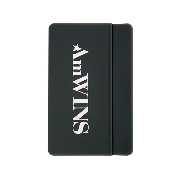 Customizable 2.5" x 3.875" Tek-Booklet with 2.25" x 3" silicone smart... from ASI 90807 Tekweld