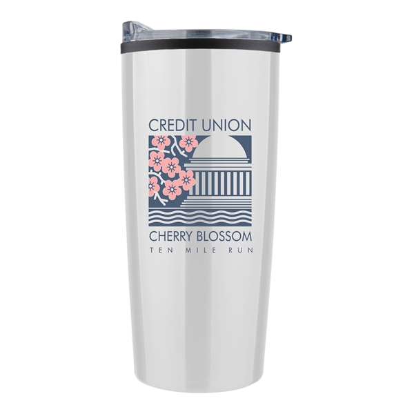 Drinkware gift set with a 20 oz. economy stainless steel bottle... from ASI 90807 Tekweld