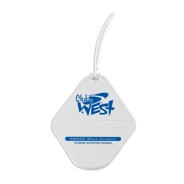 Golf tag. Molded with 3/8" name slot on the back.... from ASI 40480 Koozie Group