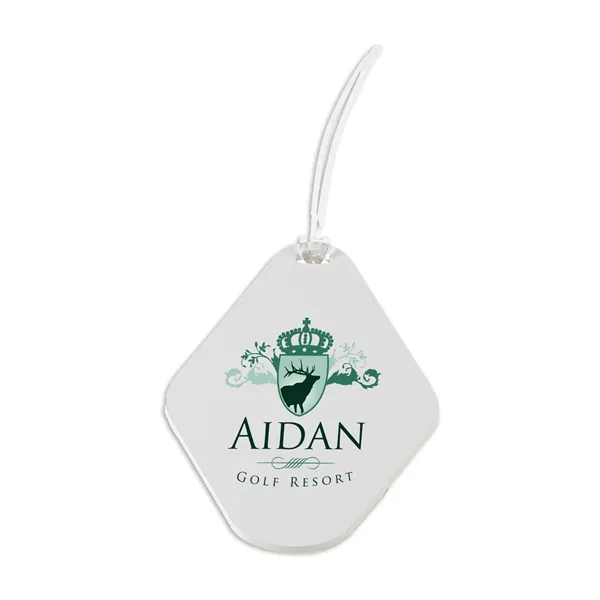 Golf tag. Molded with 3/8" name slot on the back.... from ASI 40480 Koozie Group