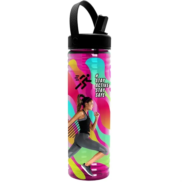 Garyline® Slim Fit RPET Bottle with Flip-Straw, Swivel-Ha...... from ASI 40480 Koozie Group