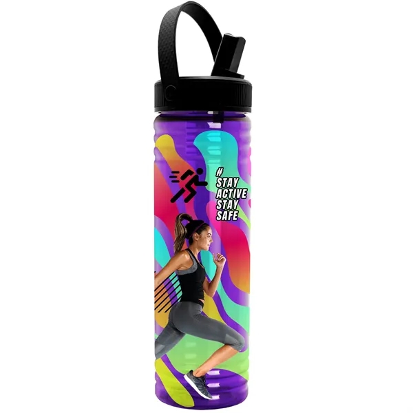 Garyline® Slim Fit RPET Bottle with Flip-Straw, Swivel-Ha...... from ASI 40480 Koozie Group