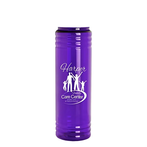 Slim Cylinder Design 24 oz. UpCycle Sport Bottles with EZ Grip... from ASI 40480 Koozie Group