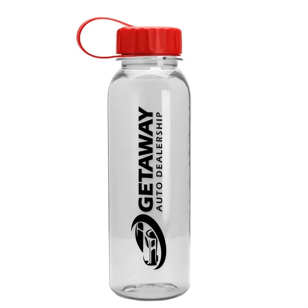 Garyline® Flat-Sided Tritan® Bottle with Tethered Lid - 2...... from ASI 40480 Koozie Group