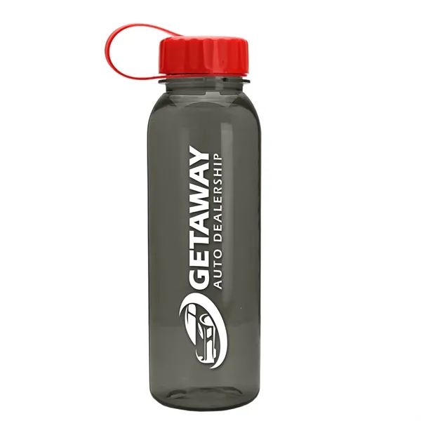 Garyline® Flat-Sided Tritan® Bottle with Tethered Lid - 2...... from ASI 40480 Koozie Group