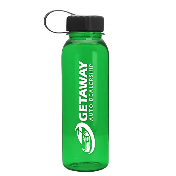 Garyline® Flat-Sided Tritan® Bottle with Tethered Lid - 2...... from ASI 40480 Koozie Group
