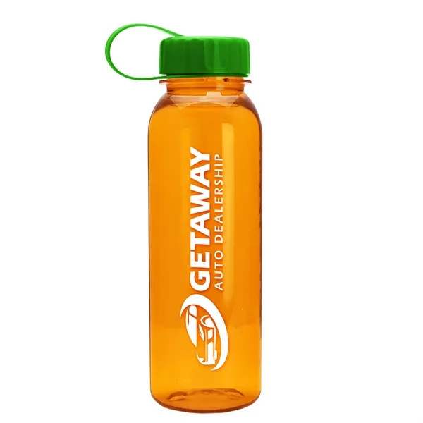 Garyline® Flat-Sided Tritan® Bottle with Tethered Lid - 2...... from ASI 40480 Koozie Group
