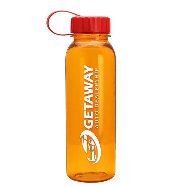 Garyline® Flat-Sided Tritan® Bottle with Tethered Lid - 2...... from ASI 40480 Koozie Group