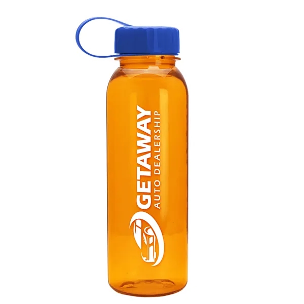 Garyline® Flat-Sided Tritan® Bottle with Tethered Lid - 2...... from ASI 40480 Koozie Group