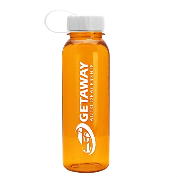 Garyline® Flat-Sided Tritan® Bottle with Tethered Lid - 2...... from ASI 40480 Koozie Group