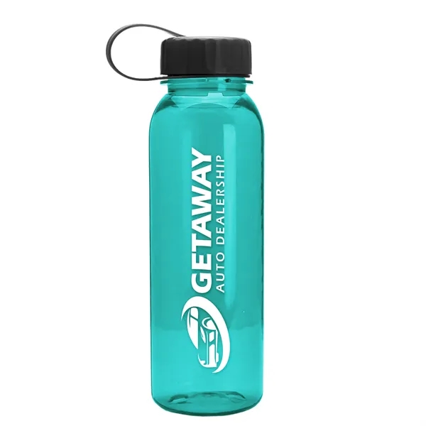 Garyline® Flat-Sided Tritan® Bottle with Tethered Lid - 2...... from ASI 40480 Koozie Group