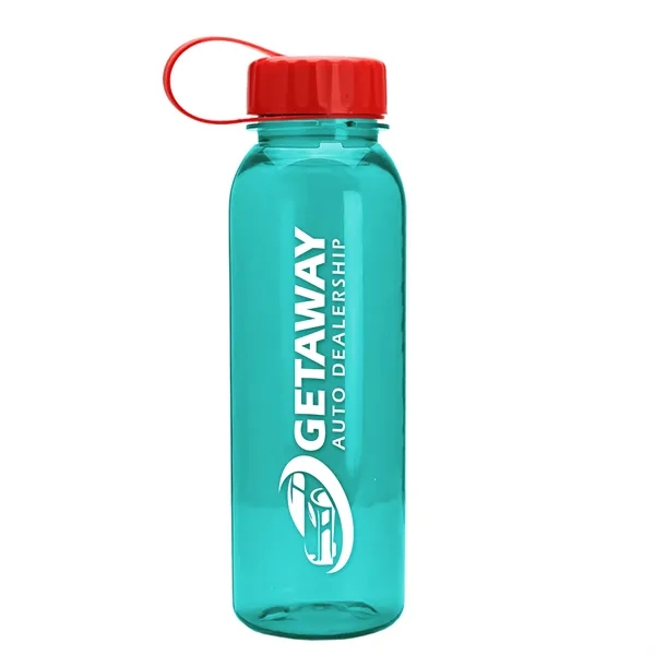 Garyline® Flat-Sided Tritan® Bottle with Tethered Lid - 2...... from ASI 40480 Koozie Group