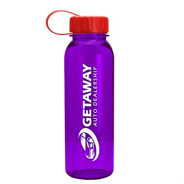 Garyline® Flat-Sided Tritan® Bottle with Tethered Lid - 2...... from ASI 40480 Koozie Group