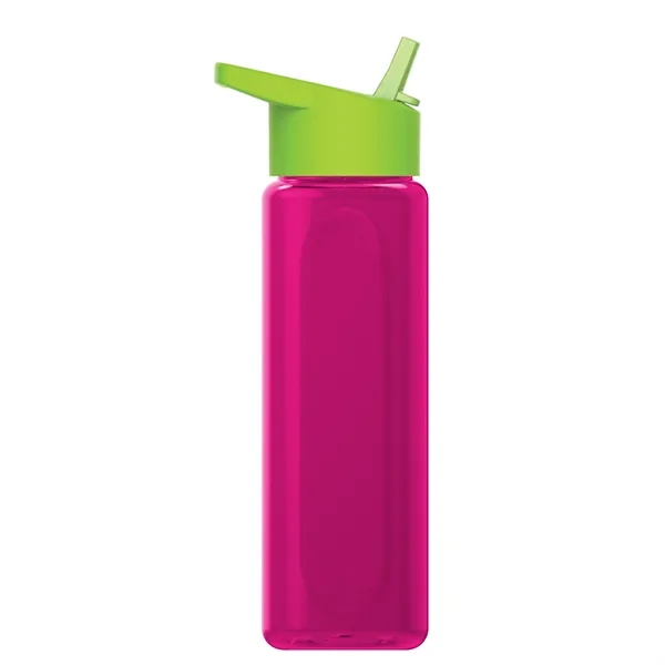 Garyline® Boss Embossed RPET Bottle with Flip-Straw Lid -...... from ASI 40480 Koozie Group