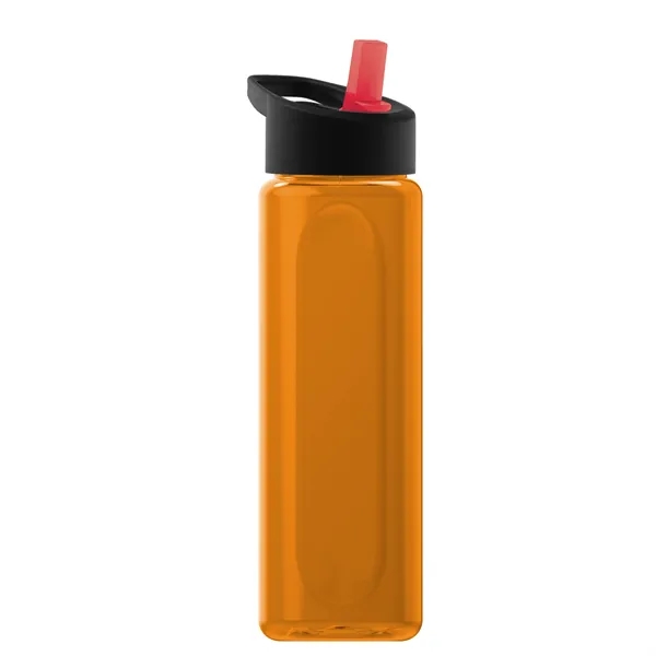 Garyline® Boss Embossed RPET Bottle with Flip-Straw Lid -...... from ASI 40480 Koozie Group