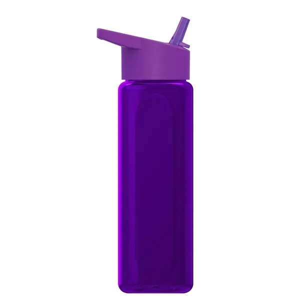 Garyline® Boss Embossed RPET Bottle with Flip-Straw Lid -...... from ASI 40480 Koozie Group