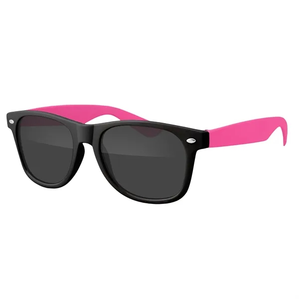 Two-Tone Retro Vibes Black Frame Sunglasses... from ASI 40480 Koozie Group