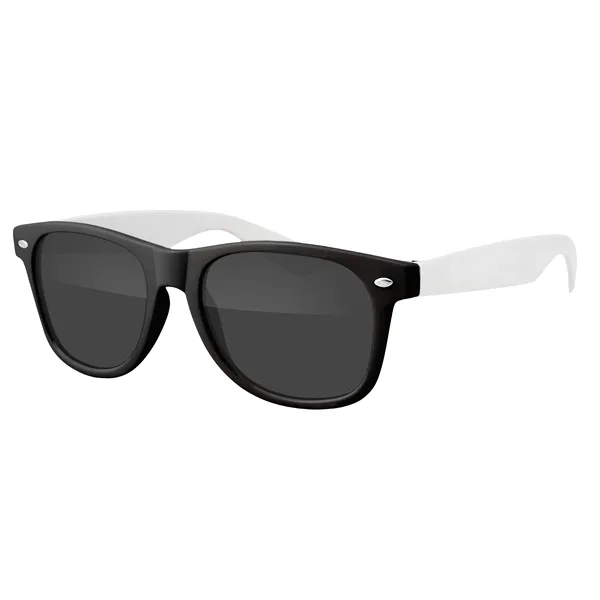 Two-Tone Retro Vibes Black Frame Sunglasses... from ASI 40480 Koozie Group