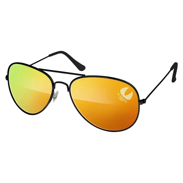Metal Aviator Mirrored Sunglasses... from ASI 40480 Koozie Group