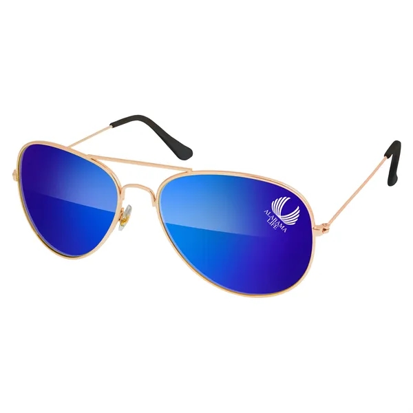 Metal Aviator Mirrored Sunglasses... from ASI 40480 Koozie Group