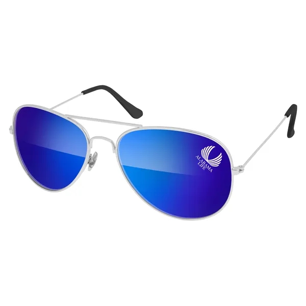 Metal Aviator Mirrored Sunglasses... from ASI 40480 Koozie Group