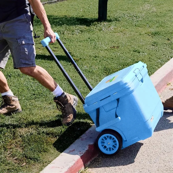 Coleman® Pro Series 55-Quart Wheeled Hard Cooler... from ASI 40480 Koozie Group