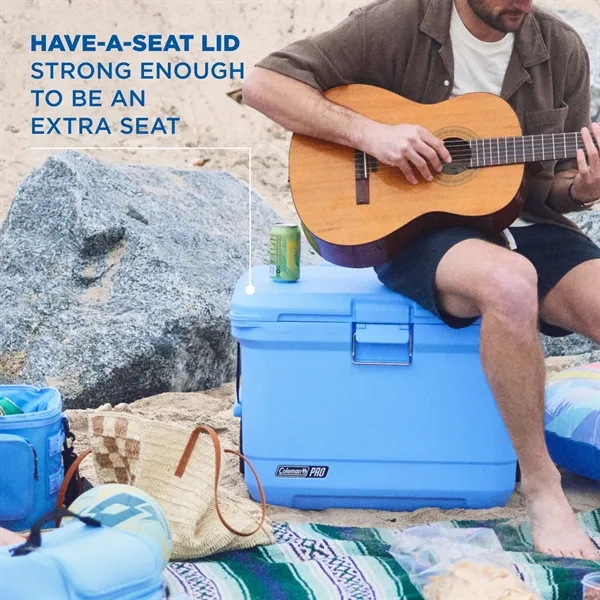 Coleman® Pro Series 55-Quart Wheeled Hard Cooler... from ASI 40480 Koozie Group