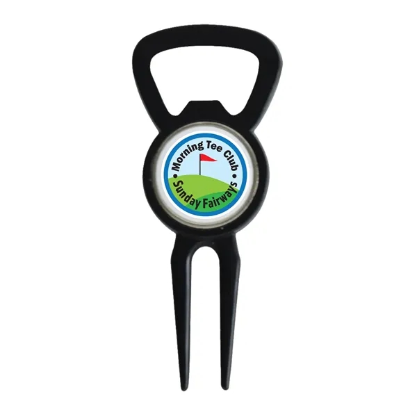 Play Maker Magnetic Divot Tool Bottle Opener... from ASI 40480 Koozie Group