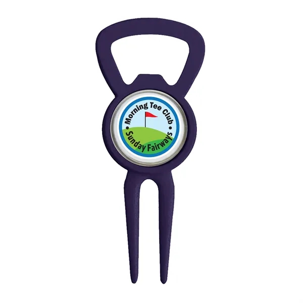 Play Maker Magnetic Divot Tool Bottle Opener... from ASI 40480 Koozie Group