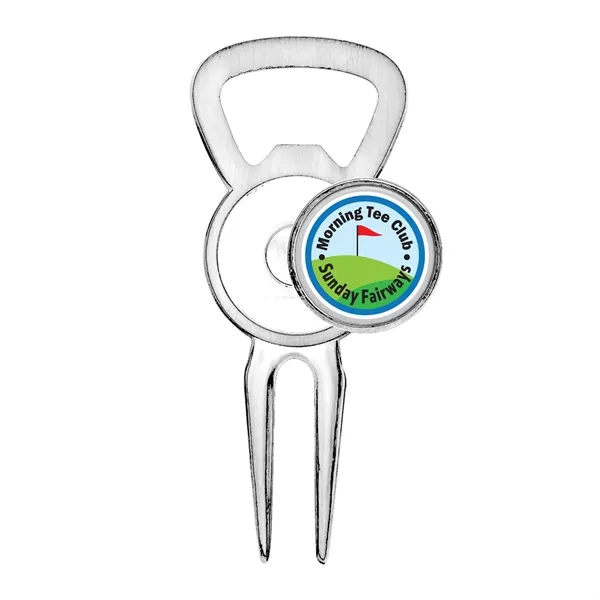 Play Maker Magnetic Divot Tool Bottle Opener... from ASI 40480 Koozie Group