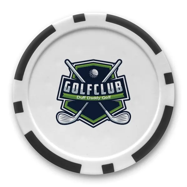 Colored 2-Ball, 1-Poker Chip Par Pack... from ASI 40480 Koozie Group