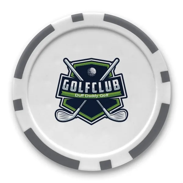 Colored 2-Ball, 1-Poker Chip Par Pack... from ASI 40480 Koozie Group