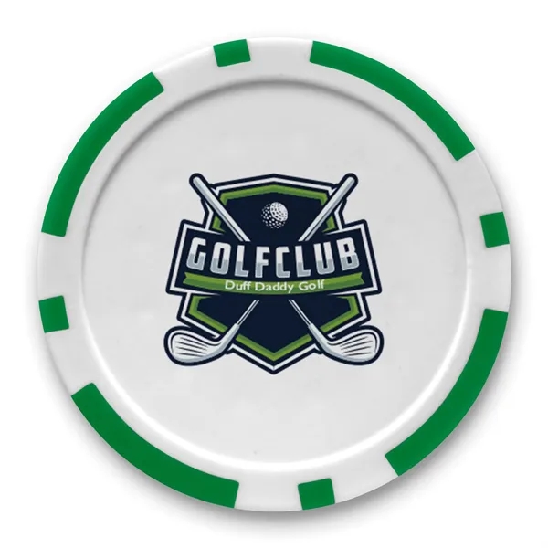 Colored 2-Ball, 1-Poker Chip Par Pack... from ASI 40480 Koozie Group