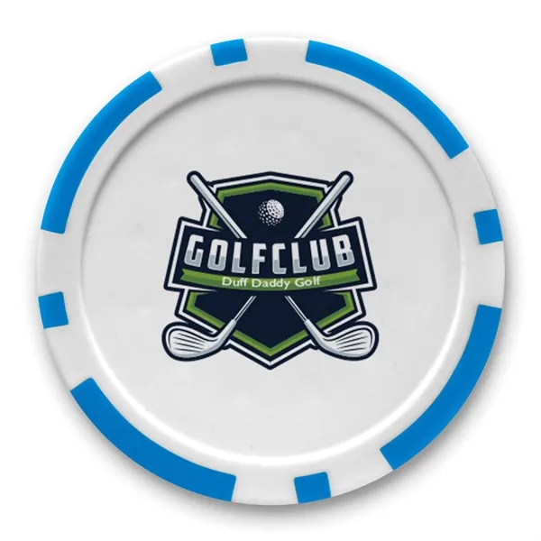 Colored 2-Ball, 1-Poker Chip Par Pack... from ASI 40480 Koozie Group