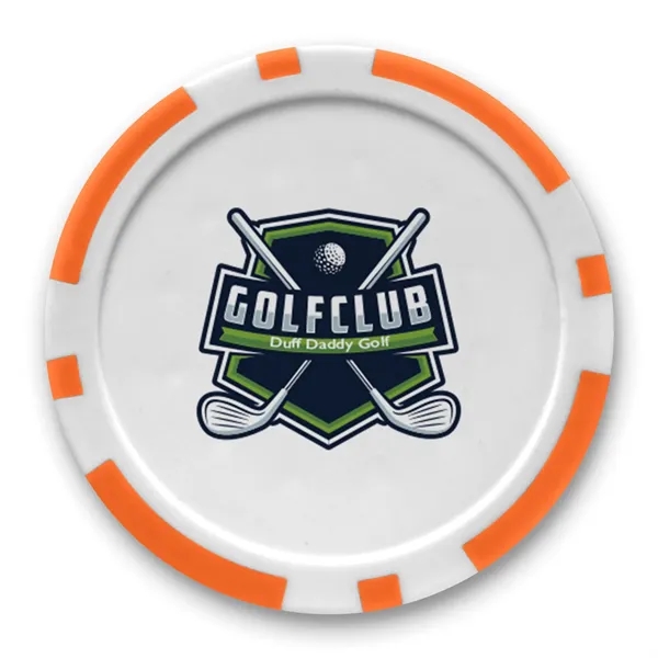 Colored 2-Ball, 1-Poker Chip Par Pack... from ASI 40480 Koozie Group