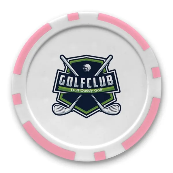 Colored 2-Ball, 1-Poker Chip Par Pack... from ASI 40480 Koozie Group