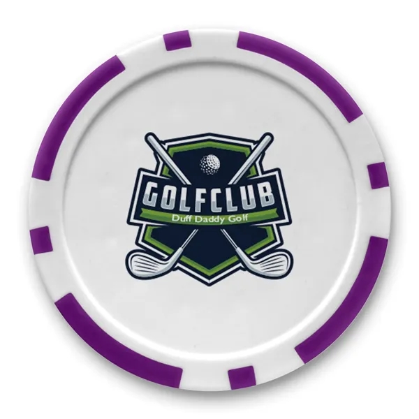 Colored 2-Ball, 1-Poker Chip Par Pack... from ASI 40480 Koozie Group