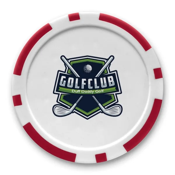 Colored 2-Ball, 1-Poker Chip Par Pack... from ASI 40480 Koozie Group