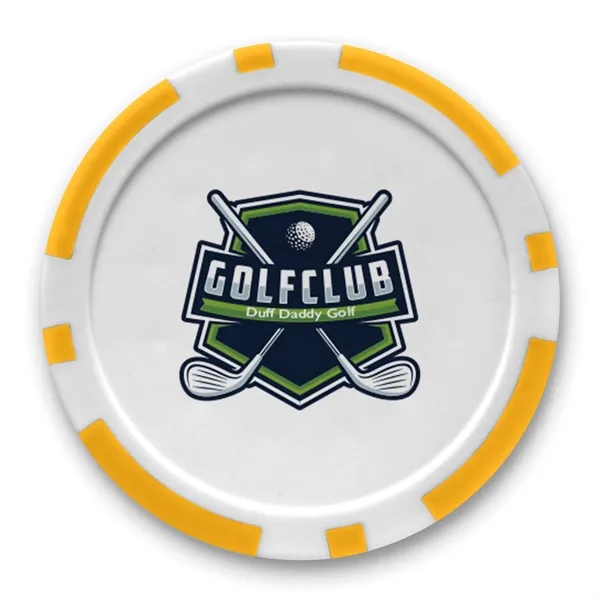 Colored 2-Ball, 1-Poker Chip Par Pack... from ASI 40480 Koozie Group