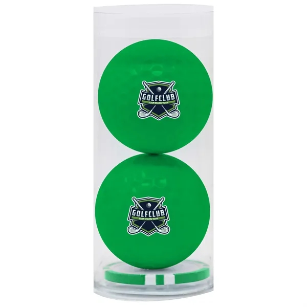 Colored 2-Ball, 1-Poker Chip Par Pack... from ASI 40480 Koozie Group