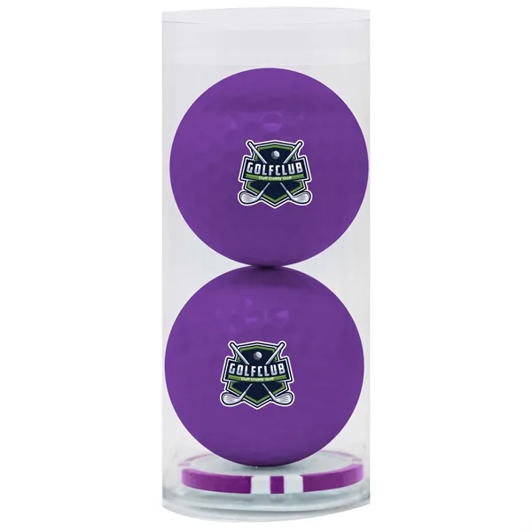 Colored 2-Ball, 1-Poker Chip Par Pack... from ASI 40480 Koozie Group