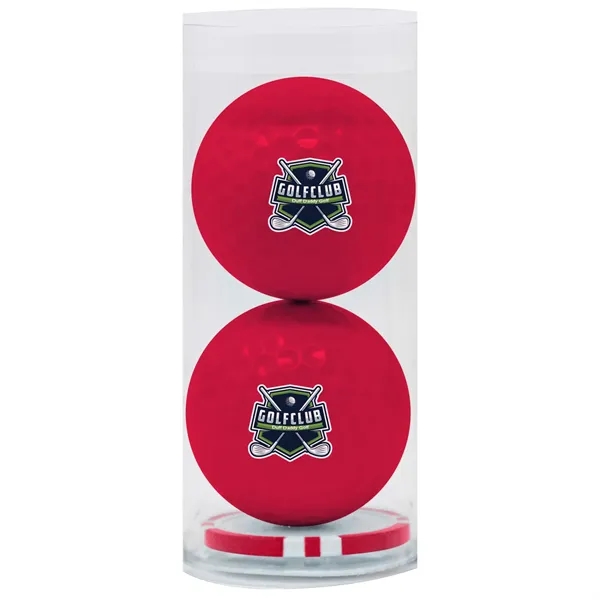 Colored 2-Ball, 1-Poker Chip Par Pack... from ASI 40480 Koozie Group