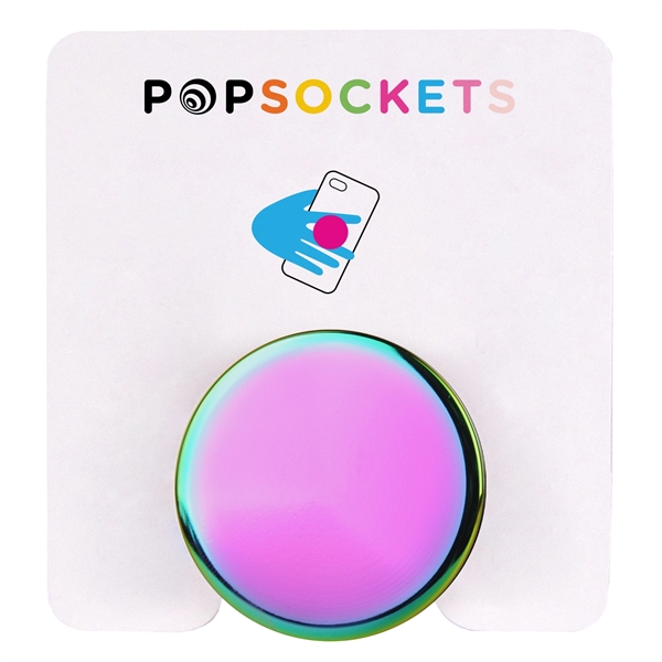 Iridescent PopSockets media stand and phone grip.... from ASI 62124 iClick, Inc. / iClick®