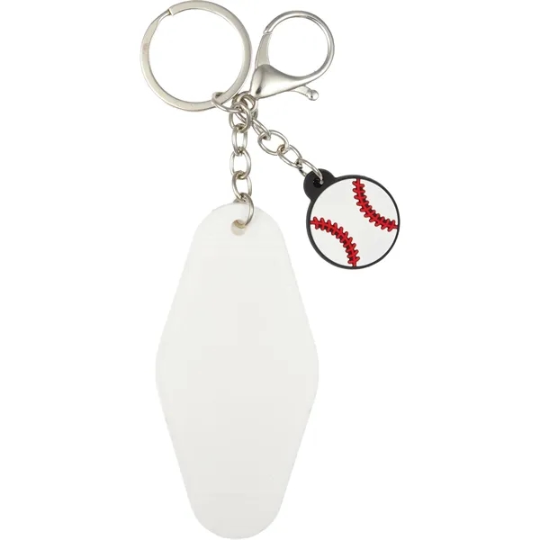 Baseball Motel Keychain... from ASI 66887 PCNA / Bullet